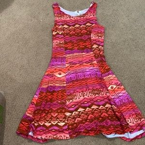 Printed mini dress